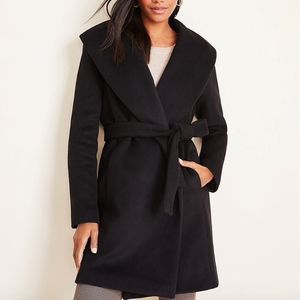 Ann Taylor Tie Waist Wool Coat